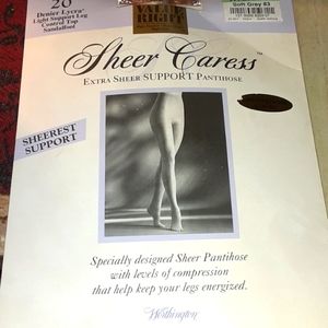 VINTAGE WORTHINGTON SHEER CARESS EXTRA SHEER SUPPORT PANTYHOSE NEW IN PACKAGE